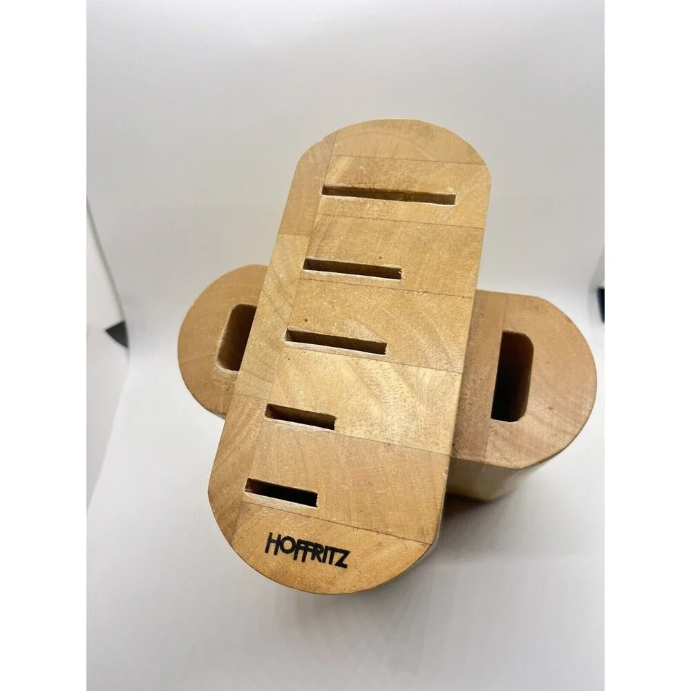 HOFFRITZ KNIFE WOOD BLOCK, Knive Organizer